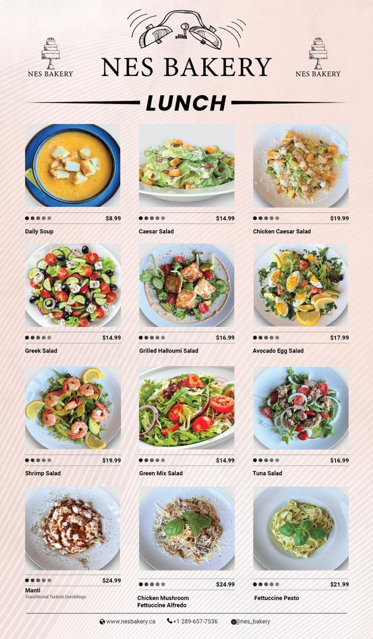 Soups, Salads & Pasta